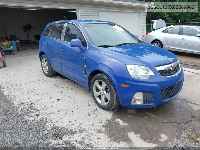 2008 Saturn Vue Red Line VIN: 3GSCL137X8S569062 Lot: 45425118