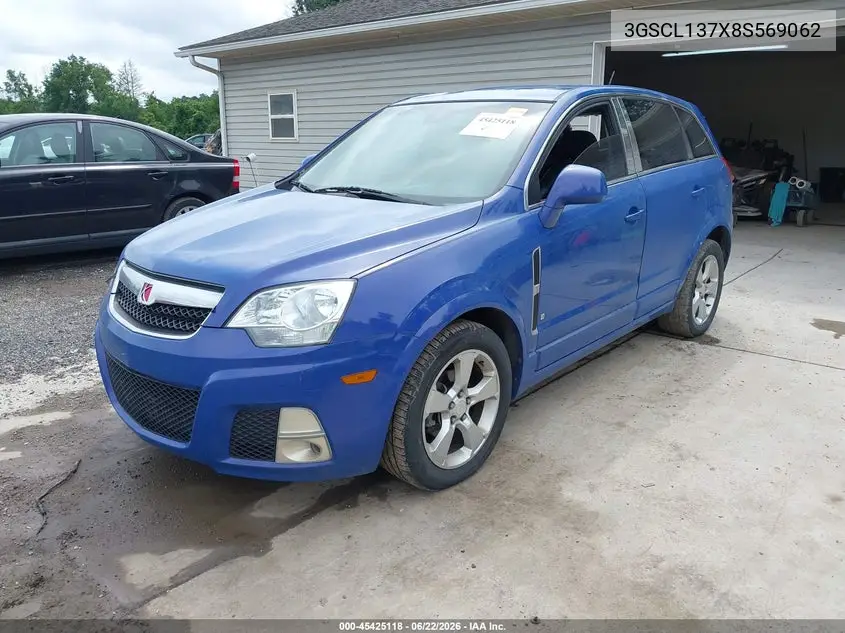 2008 Saturn Vue Red Line VIN: 3GSCL137X8S569062 Lot: 45425118