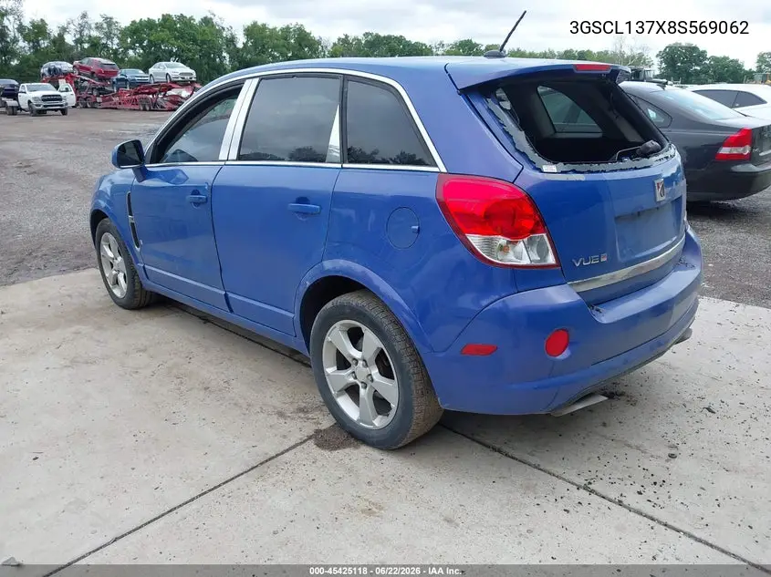 2008 Saturn Vue Red Line VIN: 3GSCL137X8S569062 Lot: 45425118