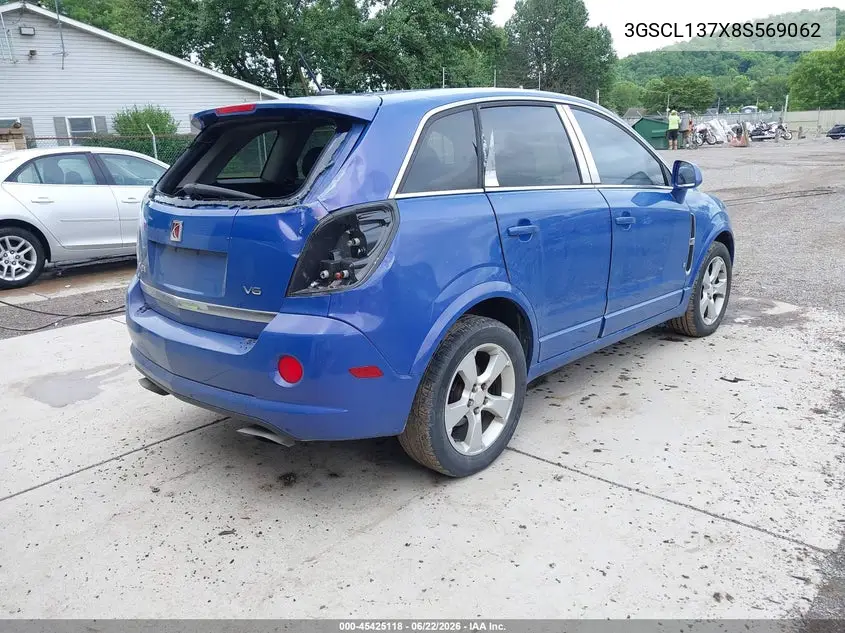 2008 Saturn Vue Red Line VIN: 3GSCL137X8S569062 Lot: 45425118