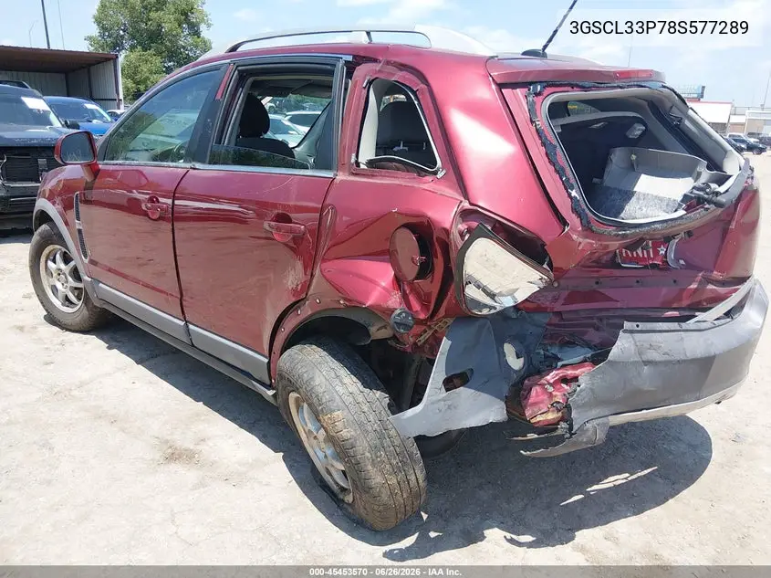 2008 Saturn Vue 4-Cyl Xe VIN: 3GSCL33P78S577289 Lot: 45453570