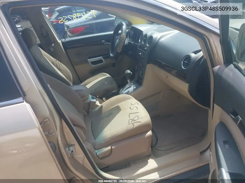 2008 Saturn Vue 4-Cyl Xe VIN: 3GSCL33P48S509936 Lot: 45498755