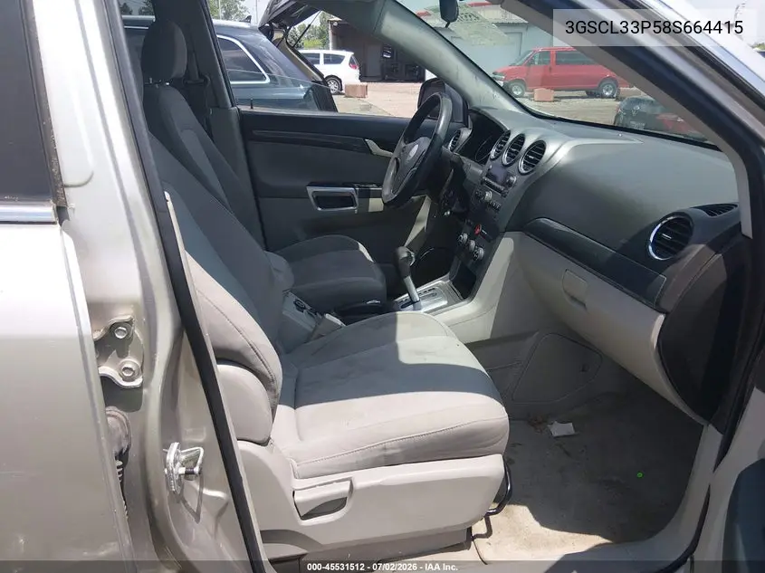 2008 Saturn Vue 4-Cyl Xe VIN: 3GSCL33P58S664415 Lot: 45531512