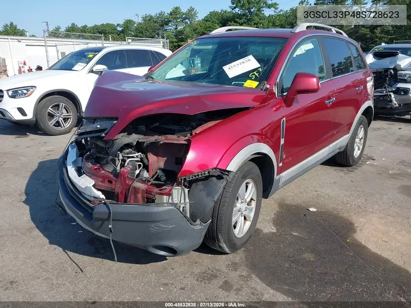 2008 Saturn Vue 4-Cyl Xe VIN: 3GSCL33P48S728623 Lot: 45532838