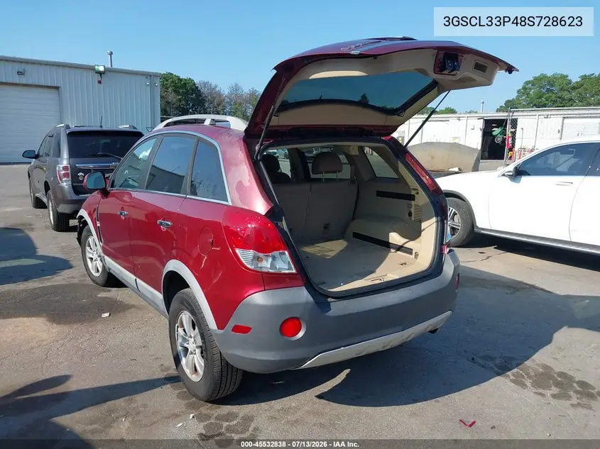 2008 Saturn Vue 4-Cyl Xe VIN: 3GSCL33P48S728623 Lot: 45532838