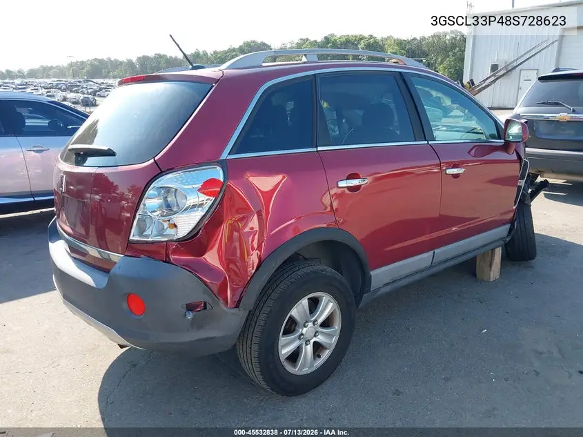 2008 Saturn Vue 4-Cyl Xe VIN: 3GSCL33P48S728623 Lot: 45532838