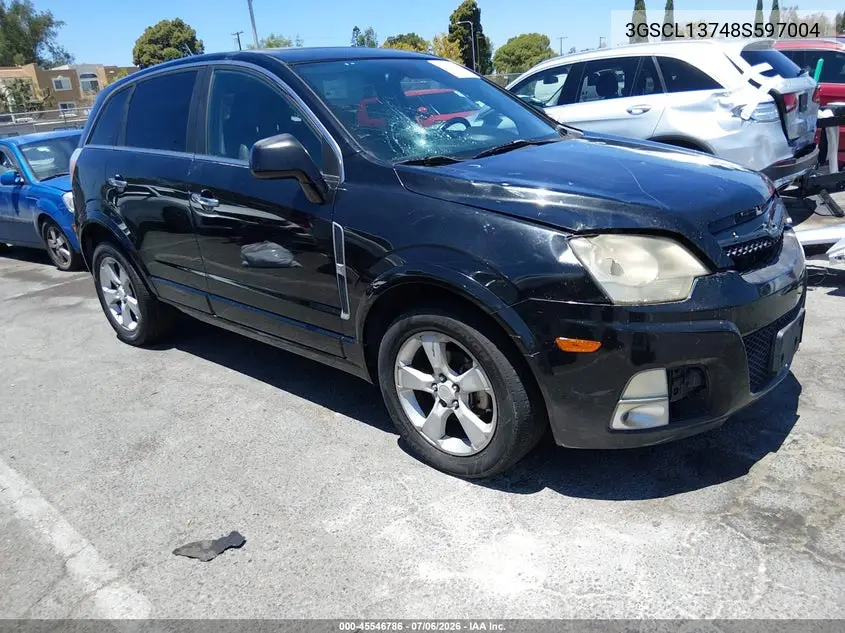 2008 Saturn Vue Red Line VIN: 3GSCL13748S597004 Lot: 45546786