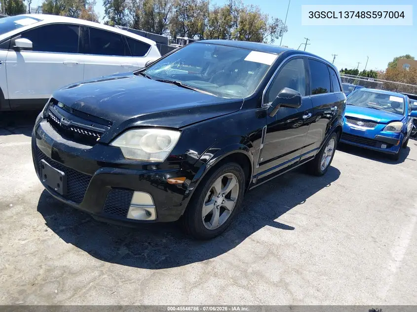 2008 Saturn Vue Red Line VIN: 3GSCL13748S597004 Lot: 45546786