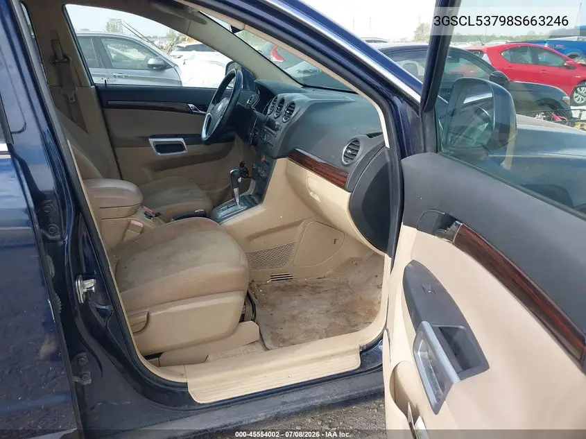 2008 Saturn Vue V6 Xr VIN: 3GSCL53798S663246 Lot: 45554002