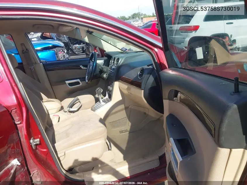 2008 Saturn Vue V6 Xr VIN: 3GSCL53758S730019 Lot: 45564614