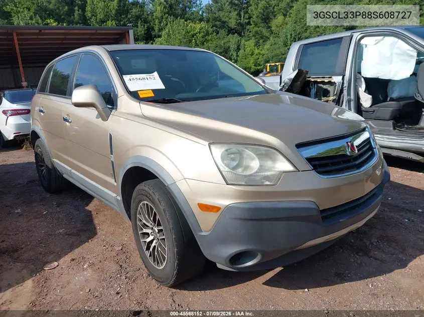 2008 Saturn Vue 4-Cyl Xe VIN: 3GSCL33P88S608727 Lot: 45568152