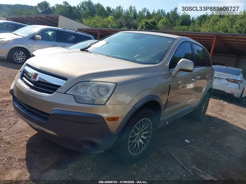 2008 Saturn Vue 4-Cyl Xe VIN: 3GSCL33P88S608727 Lot: 45568152
