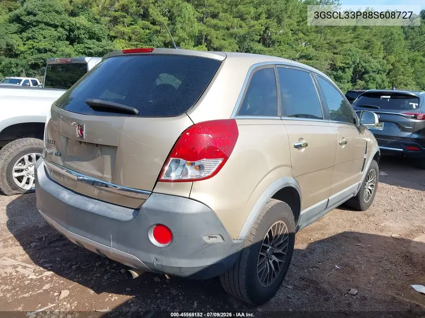 2008 Saturn Vue 4-Cyl Xe VIN: 3GSCL33P88S608727 Lot: 45568152
