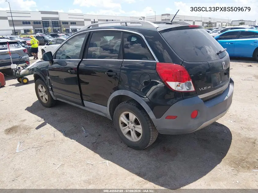2008 Saturn Vue 4-Cyl Xe VIN: 3GSCL33PX8S509679 Lot: 45584169