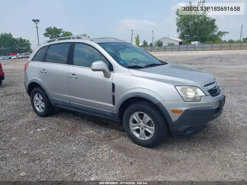 2008 Saturn Vue 4-Cyl Xe VIN: 3GSCL33P18S691658 Lot: 45656803