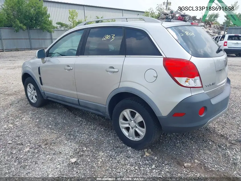 2008 Saturn Vue 4-Cyl Xe VIN: 3GSCL33P18S691658 Lot: 45656803