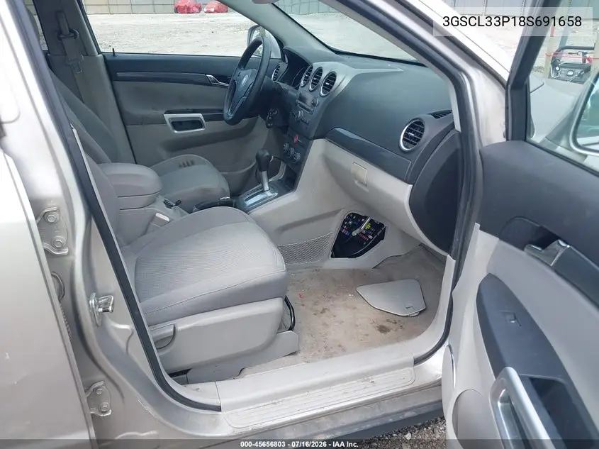 2008 Saturn Vue 4-Cyl Xe VIN: 3GSCL33P18S691658 Lot: 45656803
