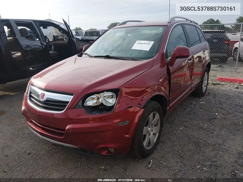 2008 Saturn Vue V6 Xr VIN: 3GSCL53788S730161 Lot: 45665426