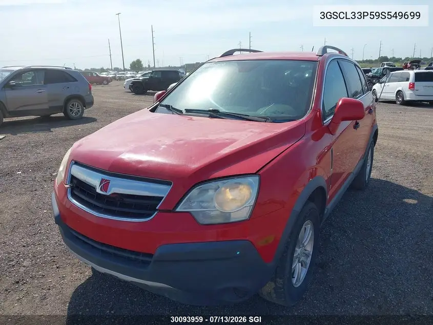 2009 Saturn Vue Xe VIN: 3GSCL33P59S549699 Lot: 30093959