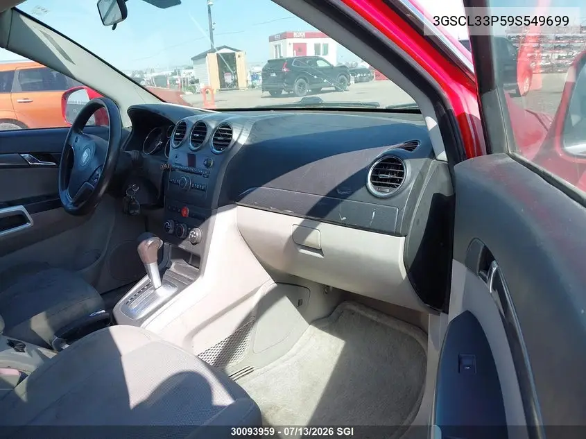 2009 Saturn Vue Xe VIN: 3GSCL33P59S549699 Lot: 30093959