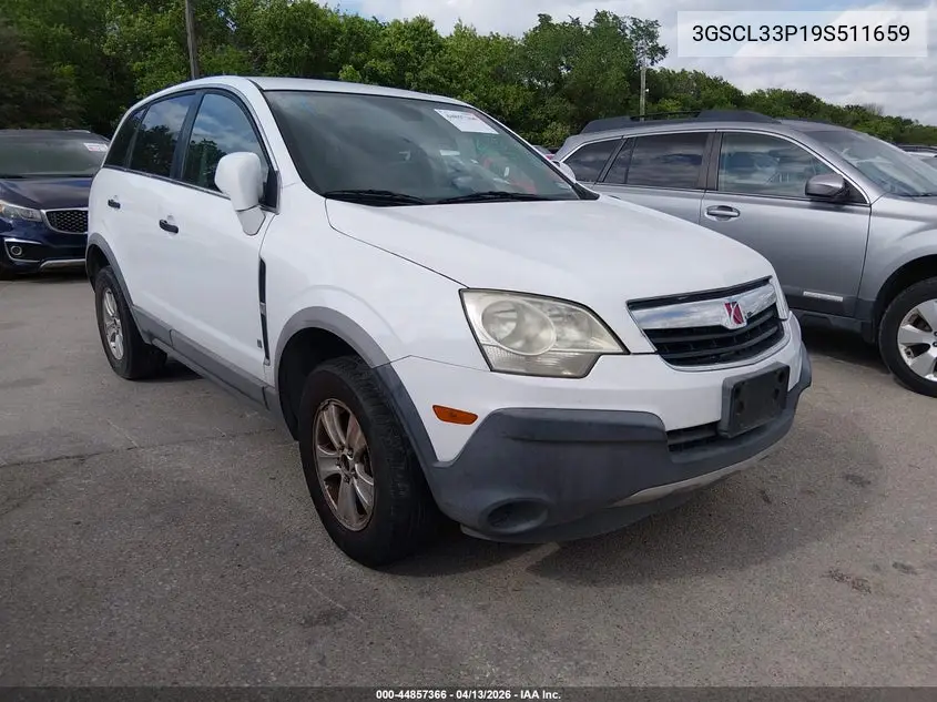 2009 Saturn Vue 4-Cyl Xe VIN: 3GSCL33P19S511659 Lot: 44857366