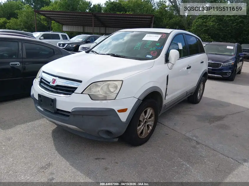 2009 Saturn Vue 4-Cyl Xe VIN: 3GSCL33P19S511659 Lot: 44857366