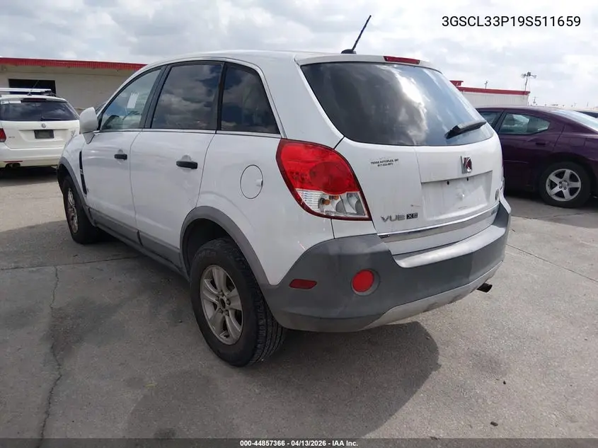 2009 Saturn Vue 4-Cyl Xe VIN: 3GSCL33P19S511659 Lot: 44857366
