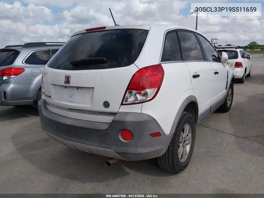 2009 Saturn Vue 4-Cyl Xe VIN: 3GSCL33P19S511659 Lot: 44857366