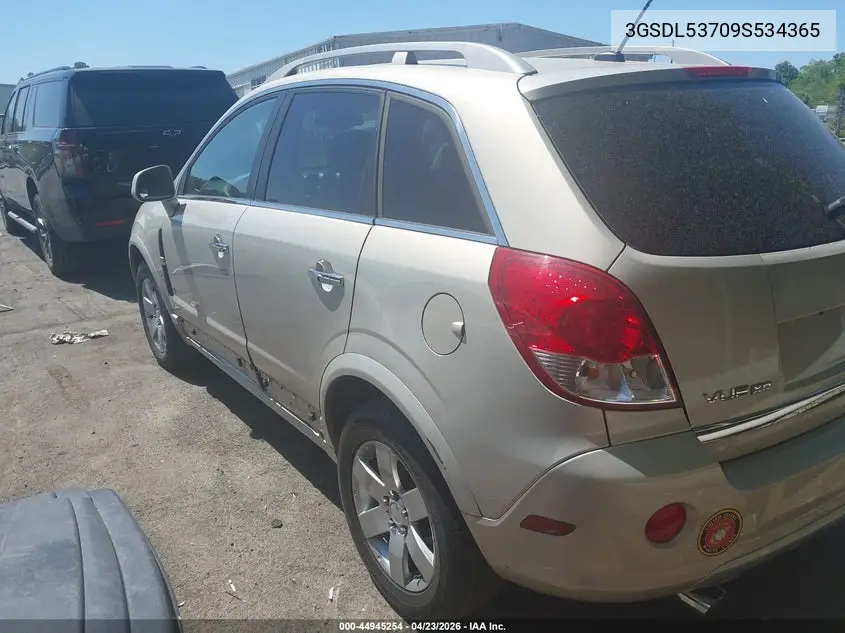 2009 Saturn Vue V6 Xr VIN: 3GSDL53709S534365 Lot: 44945254