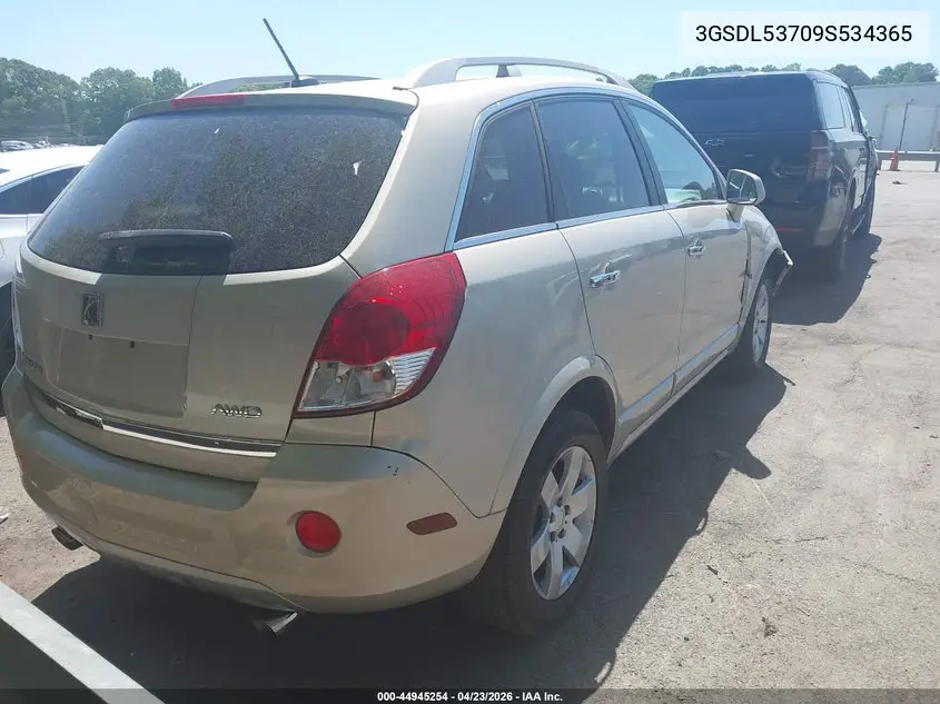2009 Saturn Vue V6 Xr VIN: 3GSDL53709S534365 Lot: 44945254