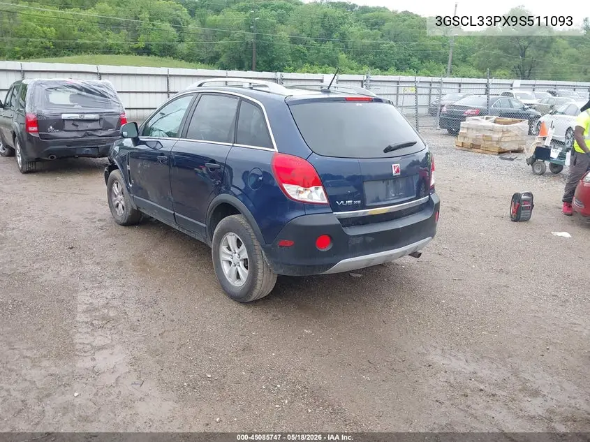 2009 Saturn Vue 4-Cyl Xe VIN: 3GSCL33PX9S511093 Lot: 45085747