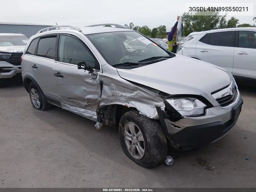 2009 Saturn Vue V6 Xe VIN: 3GSDL43N89S550211 Lot: 45156093