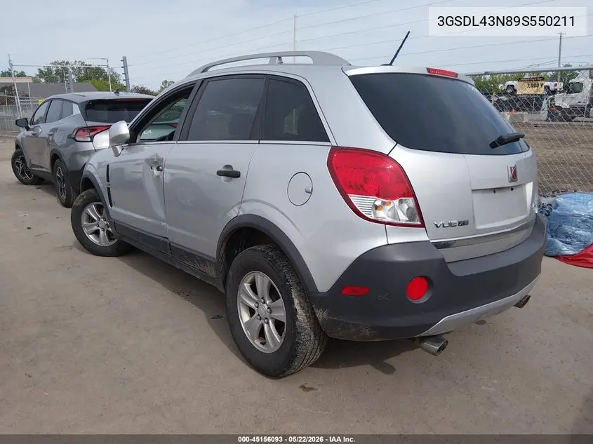 2009 Saturn Vue V6 Xe VIN: 3GSDL43N89S550211 Lot: 45156093