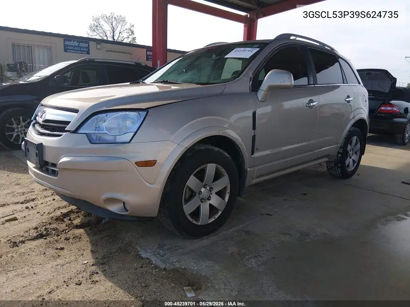 2009 Saturn Vue Xr4 VIN: 3GSCL53P39S624735 Lot: 45239701