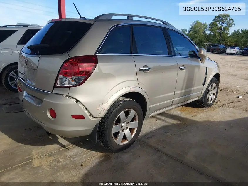 2009 Saturn Vue Xr4 VIN: 3GSCL53P39S624735 Lot: 45239701