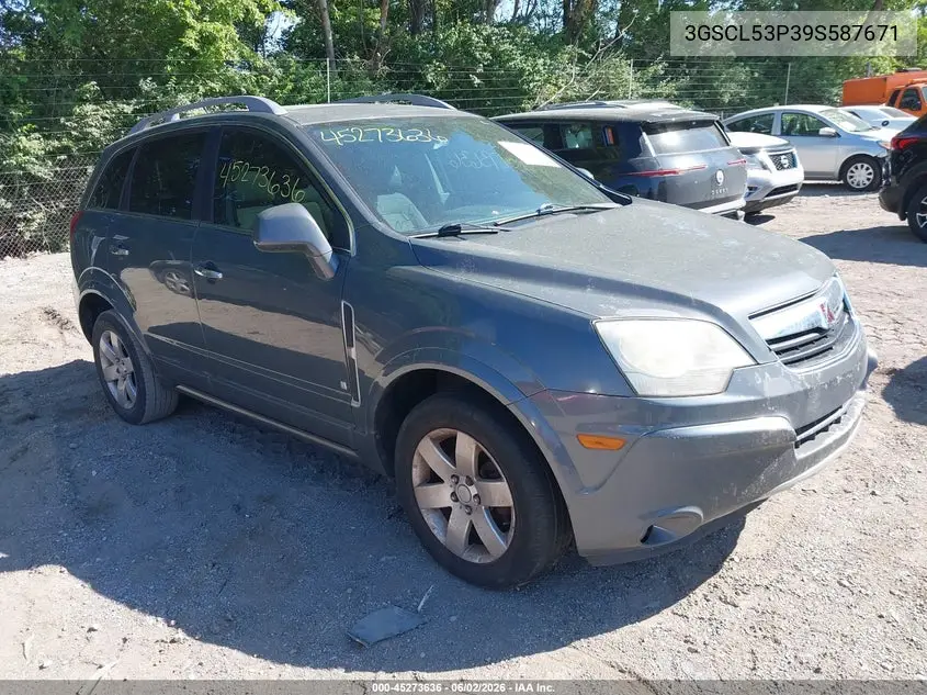 2009 Saturn Vue Xr4 VIN: 3GSCL53P39S587671 Lot: 45273636