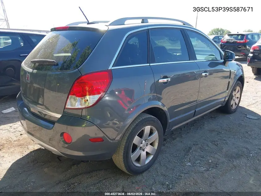 2009 Saturn Vue Xr4 VIN: 3GSCL53P39S587671 Lot: 45273636