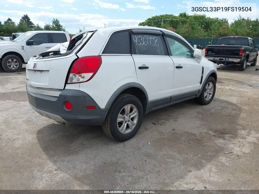 2009 Saturn Vue Xe VIN: 3GSCL33P19S519504 Lot: 45369958