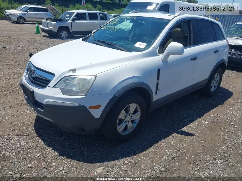 2009 Saturn Vue 4-Cyl Xe VIN: 3GSCL33P59S512121 Lot: 45418047