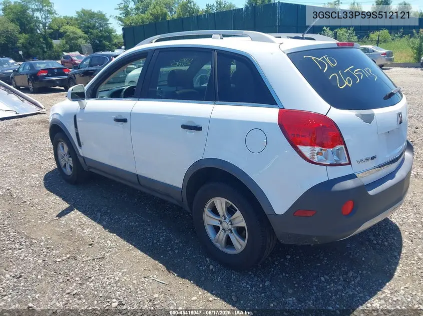 2009 Saturn Vue 4-Cyl Xe VIN: 3GSCL33P59S512121 Lot: 45418047