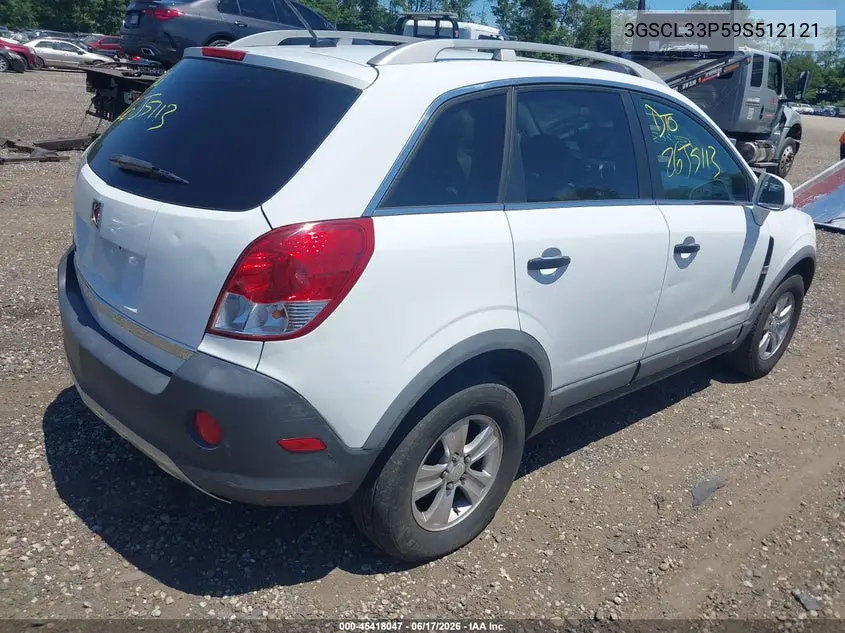 2009 Saturn Vue 4-Cyl Xe VIN: 3GSCL33P59S512121 Lot: 45418047