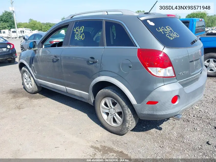 2009 Saturn Vue Xe VIN: 3GSDL43NX9S571948 Lot: 45498340