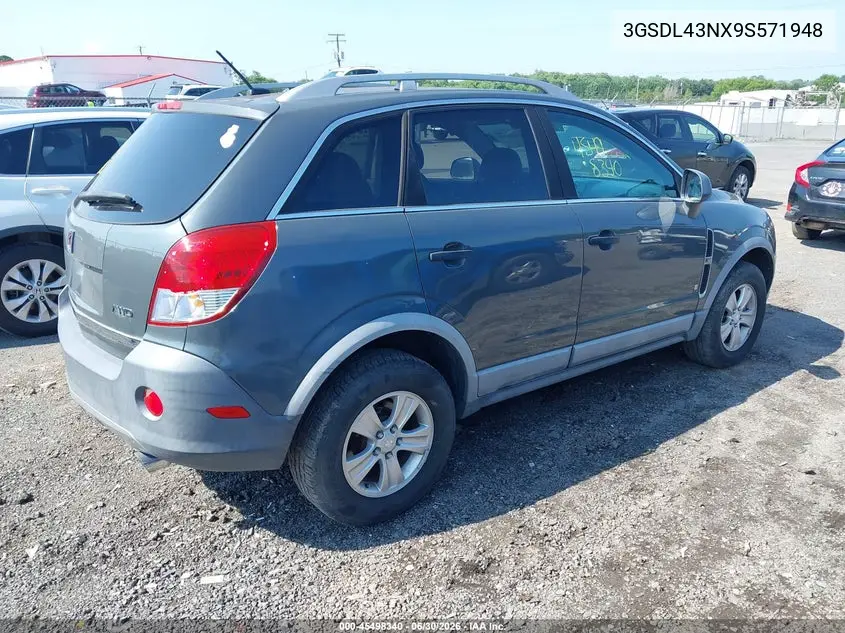 2009 Saturn Vue Xe VIN: 3GSDL43NX9S571948 Lot: 45498340