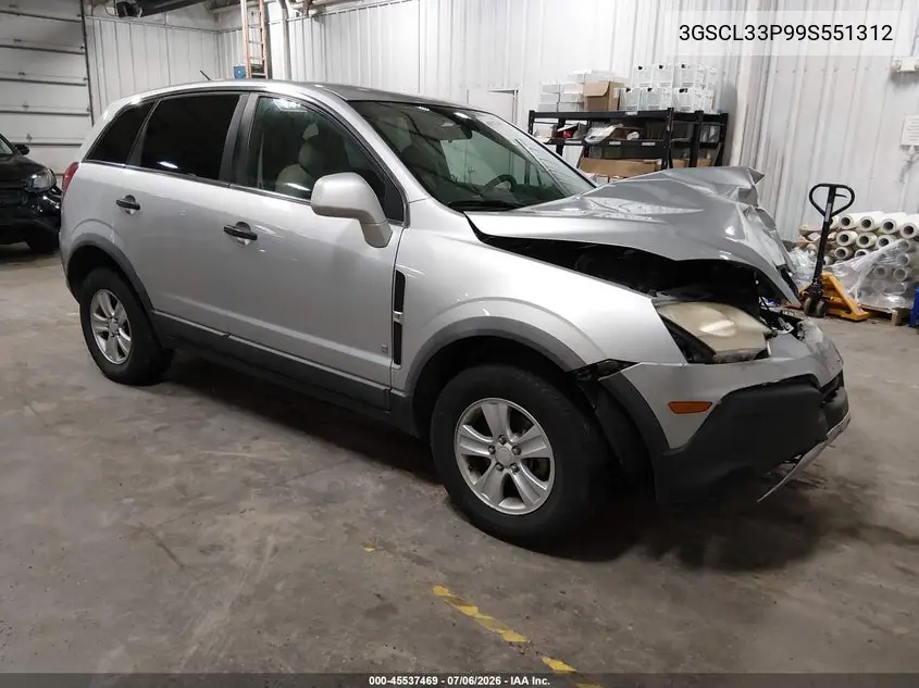 2009 Saturn Vue Xe VIN: 3GSCL33P99S551312 Lot: 45537469