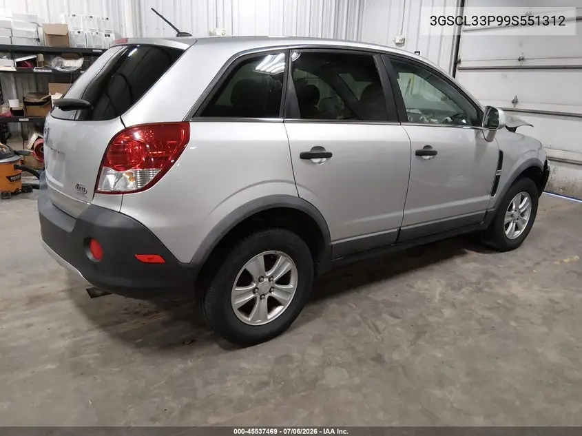 2009 Saturn Vue Xe VIN: 3GSCL33P99S551312 Lot: 45537469