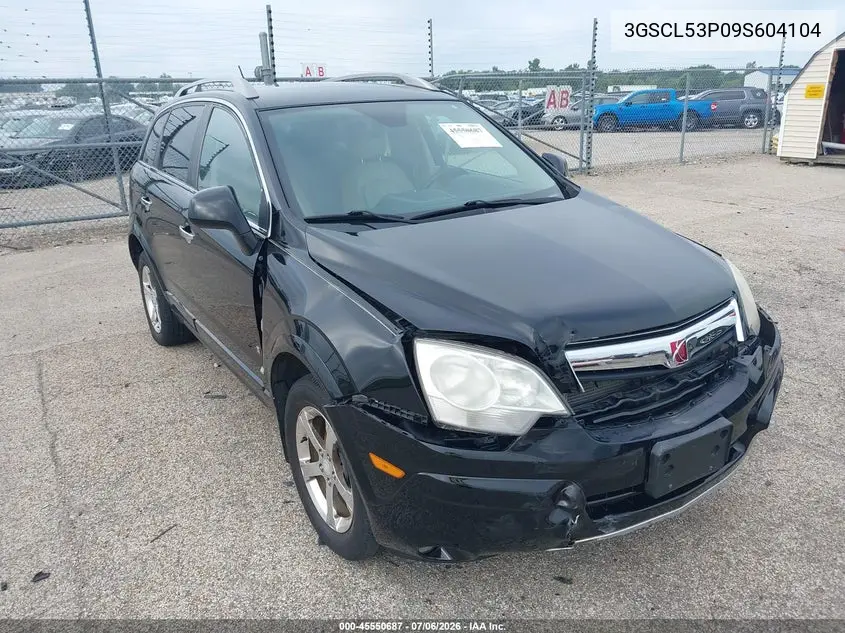 2009 Saturn Vue Xr VIN: 3GSCL53P09S604104 Lot: 45550687
