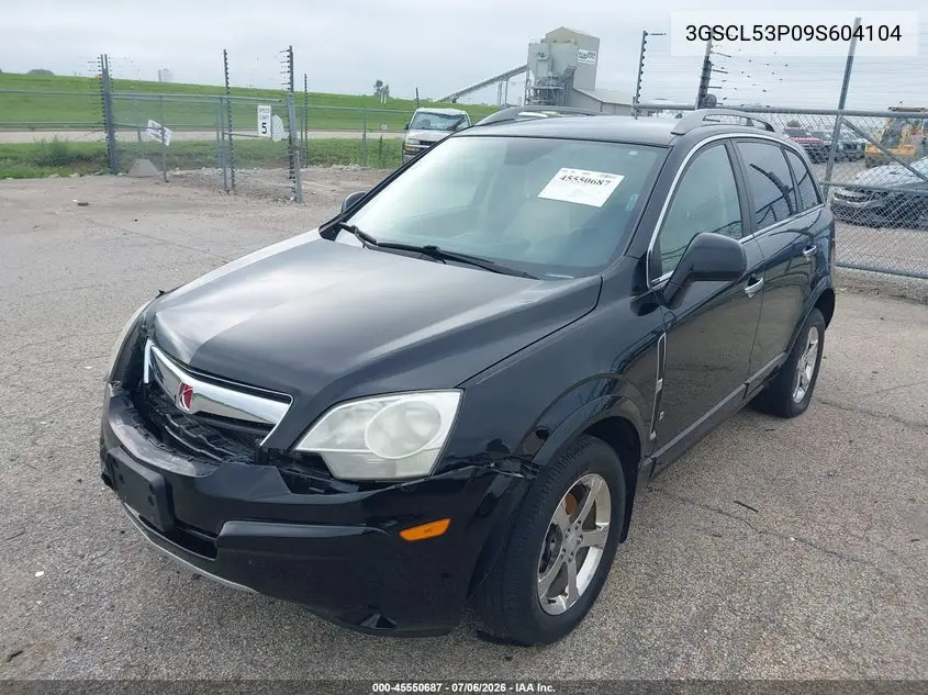 2009 Saturn Vue Xr VIN: 3GSCL53P09S604104 Lot: 45550687
