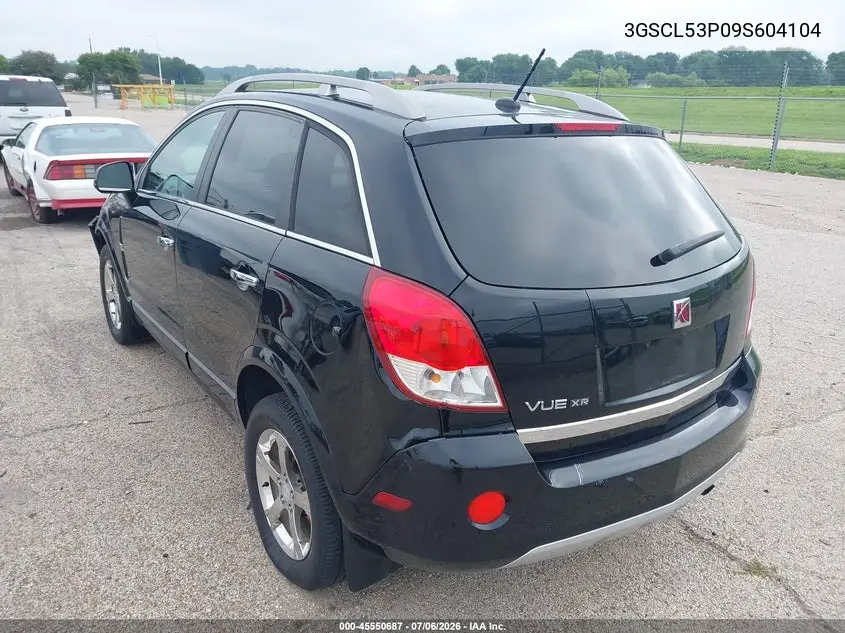 2009 Saturn Vue Xr VIN: 3GSCL53P09S604104 Lot: 45550687