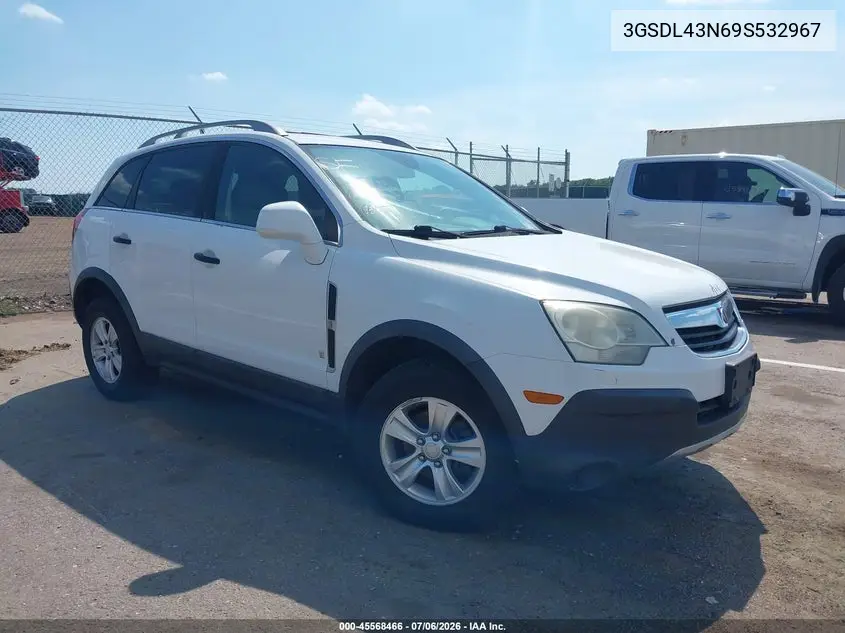 2009 Saturn Vue V6 Xe VIN: 3GSDL43N69S532967 Lot: 45568466