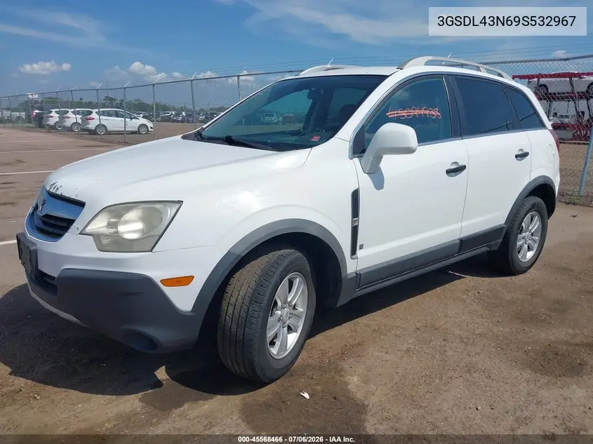 2009 Saturn Vue V6 Xe VIN: 3GSDL43N69S532967 Lot: 45568466
